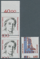 Bundesrepublik Deutschland: 1988/1996, 100 Pf Th. Giehse Senkr. Paar Vom OR, 640 Pf Freimarke (2 Zäh - Briefe U. Dokumente