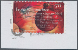 Bundesrepublik Deutschland: 2016, 70 C Mehrfarbig "Christbaumkugel", Selbstklebende Marke Aus Folien - Lettres & Documents