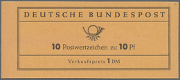 Bundesrepublik - Markenheftchen: 1960. Heuss III. Seitenrand Ohne Bogen-Laufnummer. Links Offen. Pos - Autres & Non Classés
