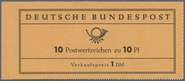 Bundesrepublik - Markenheftchen: 1960. Heuss I. Seitenrand Unbedruckt. Geschlossen. Postfrisch. Gepr - Andere & Zonder Classificatie