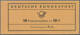 Bundesrepublik - Markenheftchen: 1960. Heuss I. Seitenrand Mit Liegendem "L" Oberhalb Der Mittelperf - Autres & Non Classés