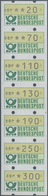 Bundesrepublik - Automatenmarken: 1982, 20 Pf - 300 Pf, 7 Verschiedene Ergänzungswerte Vom 1.7.1982, - Timbres De Distributeurs [ATM]