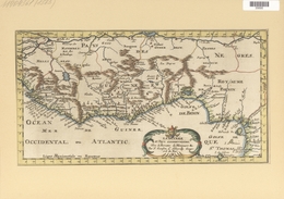 Landkarten Und Stiche: 1699. Map Of The Coast Of Guinee Including Gulf Of Benin, Part Of Nigeria, Et - Geographie