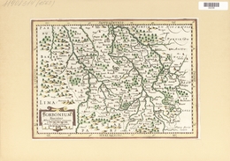 Landkarten Und Stiche: 1734. Borbonium Ducatus. From The Mercator Atlas Minor Ca 1648, Later Altered - Geographie