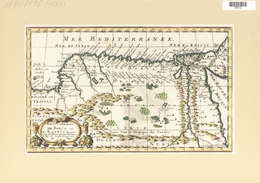 Landkarten Und Stiche: 1734. Royaume Et Desert De Barca, Et L'Aegypte...; By A.d Winter, Reworked Ma - Aardrijkskunde