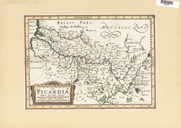 Landkarten Und Stiche: 1734. Picardia. Map Of The Picardy Region Of France, Published In The Mercato - Aardrijkskunde