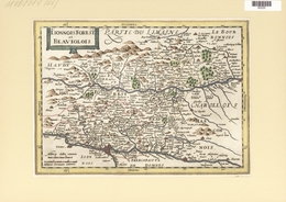 Landkarten Und Stiche: 1734. Lionnois Forest Et Beauviolois. Map Of The Burgundy Region Of France, P - Geographie