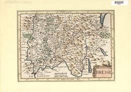 Landkarten Und Stiche: 1734. Map Of Bresse Region Of France Up To Lac Lemans In Switzerland. From Th - Aardrijkskunde