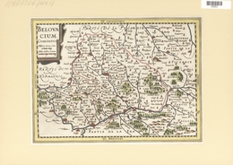 Landkarten Und Stiche: 1734. Belovacium Comitatus. From The Mercator Atlas Minor Ca 1648, Later Alte - Geography