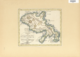 Landkarten Und Stiche: 1822. Map Of The Island Of Martinique, By One Fr. Pluth, From Prague In 1822. - Geography