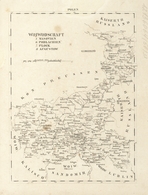 Landkarten Und Stiche: 1829. Copper Engraving Of Poland Duchies From Russia North To Kalisch, Sandom - Aardrijkskunde