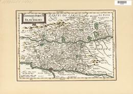 Landkarten Und Stiche: 1834. Lionnois Forest Et Beaviolois From The Mercator Atlas Minor Ca 1648, La - Geographie