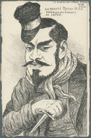 Ansichtskarten: Künstler / Artists: Orens Denizard, Le Burin Satirique, 1904, Nr. 6-10, 5 Karten Mit - Ohne Zuordnung