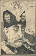 Ansichtskarten: Künstler / Artists: Orens Denizard, Le Burin Satirique, 1905, 10 Verschiedene Karten - Non Classés