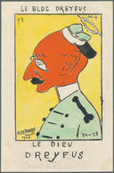 Ansichtskarten: Politik / Politics: Dreyfus Affäre, Judaica, Komplette Serie Von 5 Dekorativen Karte - Persönlichkeiten