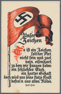 Ansichtskarten: Propaganda: 1920s. 'Unser Zeichen' / 'Our Symbol': Early Propaganda Card From The De - Partis Politiques & élections