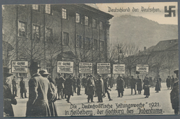 Ansichtskarten: Propaganda: 1921. 'Deutschland Den Deutschen - Die "Deutschvoelkische Zeitungswoche" - Partis Politiques & élections