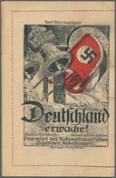 Ansichtskarten: Propaganda: 1923 Ca., "Deutschland Erwache" Frühe Illustration Auf Einer 40 Pfg. Ger - Parteien & Wahlen