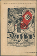 Ansichtskarten: Propaganda: 1923 Ca., "Deutschland Erwache" Frühe Illustration Auf Einer 40 Pfg. Ger - Political Parties & Elections