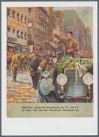 Ansichtskarten: Propaganda: 1927. Adolf Hitler Nimmt Den Vorbeimarsch Der SA Und SS Im Jahre 1927 Au - Political Parties & Elections
