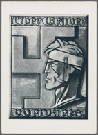 Ansichtskarten: Propaganda: 1928. Über Gräber Vorwärts! / Advance Over Graves! : 1928 NSDAP Propagan - Parteien & Wahlen