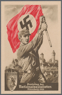 Ansichtskarten: Propaganda: 1929 Reichsparteitag Party Rally Nr1 Propaganda Card. An Rare, Early Ral - Partis Politiques & élections