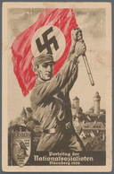 Ansichtskarten: Propaganda: 1929 Reichsparteitag Nr1 Propaganda Card USED RALLY CACHET. A Rare, Earl - Parteien & Wahlen
