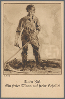 Ansichtskarten: Propaganda: 1930. Early NSDAP Propaganda Postcard Showing Stalwart German Farmer (Un - Parteien & Wahlen