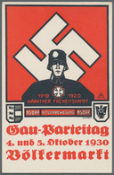 Ansichtskarten: Propaganda: 1930. Gau-Parteitag Völkermarkt [Klagenfurt] 4-5 October 1930: Rare Aust - Parteien & Wahlen