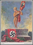 Ansichtskarten: Propaganda: 1931 Albert Reich, Deutschland Erwache! / Awaken Germany: Early (1931) P - Parteien & Wahlen