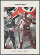 Ansichtskarten: Propaganda: 1931. Volksbegehren - Nur So Müssen Wir Siegen! / Will Of The People - T - Partis Politiques & élections