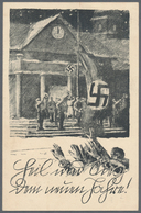 Ansichtskarten: Propaganda: 1932. Heil Und Sieg Im Neuen Jehre - SA Werbekarte Nr. 9 Kunstverlag Wal - Partis Politiques & élections