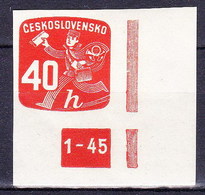 ** Tchécoslovaquie 1945 Mi 486 (Yv TPJ 32), (MNH) - Francobolli Per Giornali