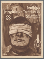 Ansichtskarten: Propaganda: 1935. Deutsches Kriegsblinden Treffen 1935 Stuttgart / Meeting For Those - Political Parties & Elections