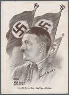 Ansichtskarten: Propaganda: 1936, "Adolf Hitler Unser Führer Der Befreier Des Deutschen Volkes" Zeic - Parteien & Wahlen