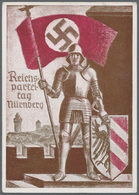 Ansichtskarten: Propaganda: 1936. Scarce 1936 Nürnberg Reichsparteitag / Nuremberg Rally Day Card Wi - Partis Politiques & élections