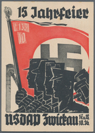 Ansichtskarten: Propaganda: 1936. Scarce 15th Anniversary Zwickau Nazi Party SA Celebration For Zwic - Parteien & Wahlen