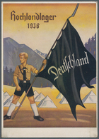 Ansichtskarten: Propaganda: 1936, "Hochlandlager 1936", Gebraucht 1937 Mit Entsprechendem Werbestemp - Parteien & Wahlen