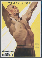 Ansichtskarten: Propaganda: 1936/1940 Ca., 3 Propagandakarten Signiert Ludwig Hohlwein "Luftschutz", - Partis Politiques & élections