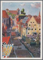 Ansichtskarten: Propaganda: 1937 Nürnberg Reichsparteitag / Nazi Party Rally Propaganda Card. Very S - Political Parties & Elections