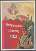 Ansichtskarten: Propaganda: 1938. Very Scarce 1938 Nazi Nuernberg Reichsparteitag / Nuremberg Rally - Parteien & Wahlen