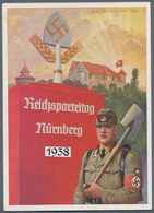 Ansichtskarten: Propaganda: 1938. Very Scarce 1938 Nazi Nuernberg Reichsparteitag / Nuremberg Rally - Political Parties & Elections