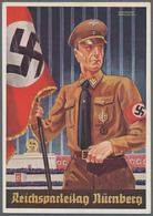 Ansichtskarten: Propaganda: 1938. Propaganda Card With Decorated SA WWI Veteran For The 1938 Nürnber - Parteien & Wahlen