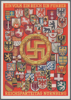 Ansichtskarten: Propaganda: 1938, Propaganda Card (Deutsche Gaue Or German Regions) For The 1938 Nue - Parteien & Wahlen