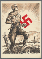 Ansichtskarten: Propaganda: 1938. Scarce Sudetenland 'liberation' Card For The Annexation Of Czechos - Parteien & Wahlen
