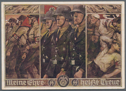 Ansichtskarten: Propaganda: Rare Original SS Propaganda Card From Franz Mayr, Miesbach -- SS Bildkar - Parteien & Wahlen