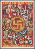 Ansichtskarten: Propaganda: 1938. Propaganda Card For The 1938 Nürnberg Reichsparteitag / Nuremberg - Partis Politiques & élections