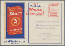 Ansichtskarten: Propaganda: 1939, Werbekarte Der Knorr GmbH Mit Bitte Einer Empgangsbestättigung Für - Partis Politiques & élections