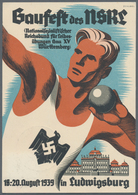 Ansichtskarten: Propaganda: 1939. Gaufest Der NSRL (Nationalsozialistischer Reichsbund Für Leibesübu - Partis Politiques & élections