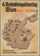 Ansichtskarten: Propaganda: 1939, "4. Reichskleingärtnertag Wien 1939" Farbige Propagandakarten Mit - Partis Politiques & élections